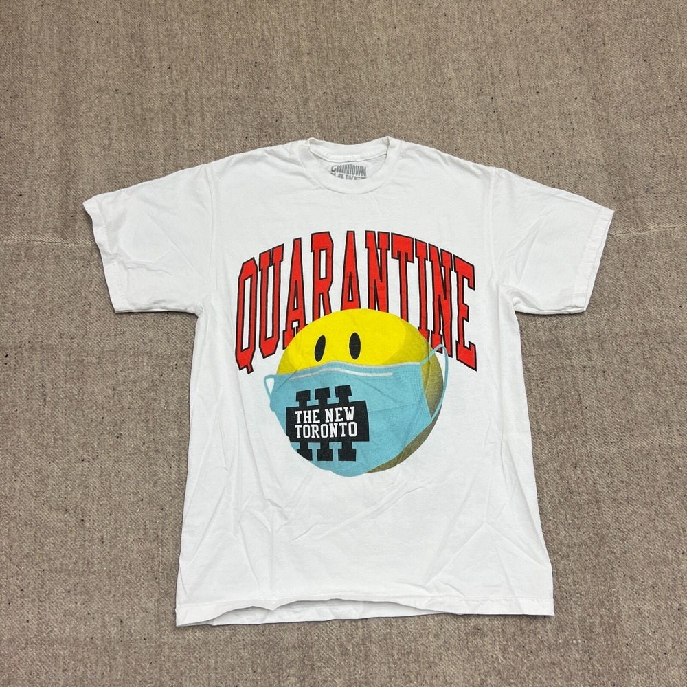Chinatown Market Torey Lanez Shirt Mens Medium White New Quarantine